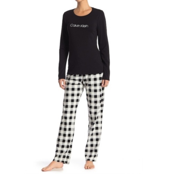 Calvin Klein Other - NWT Calvin Klein 3-PC Logo Pajama Set SZ L